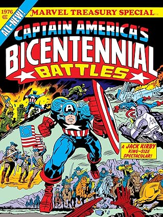 Captain America's Bicentennial Battles: All-New Marvel Treasury Edition Paperback Comics & Graphic Novels Happier Every Chapter