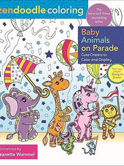 Baby Animals on Parade: Cute Critters to Color and Display (Zendoodle Coloring) Paperback