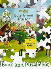 John Deere Kids Busy Green Tractor (2 in 1 Read & Play) Board book