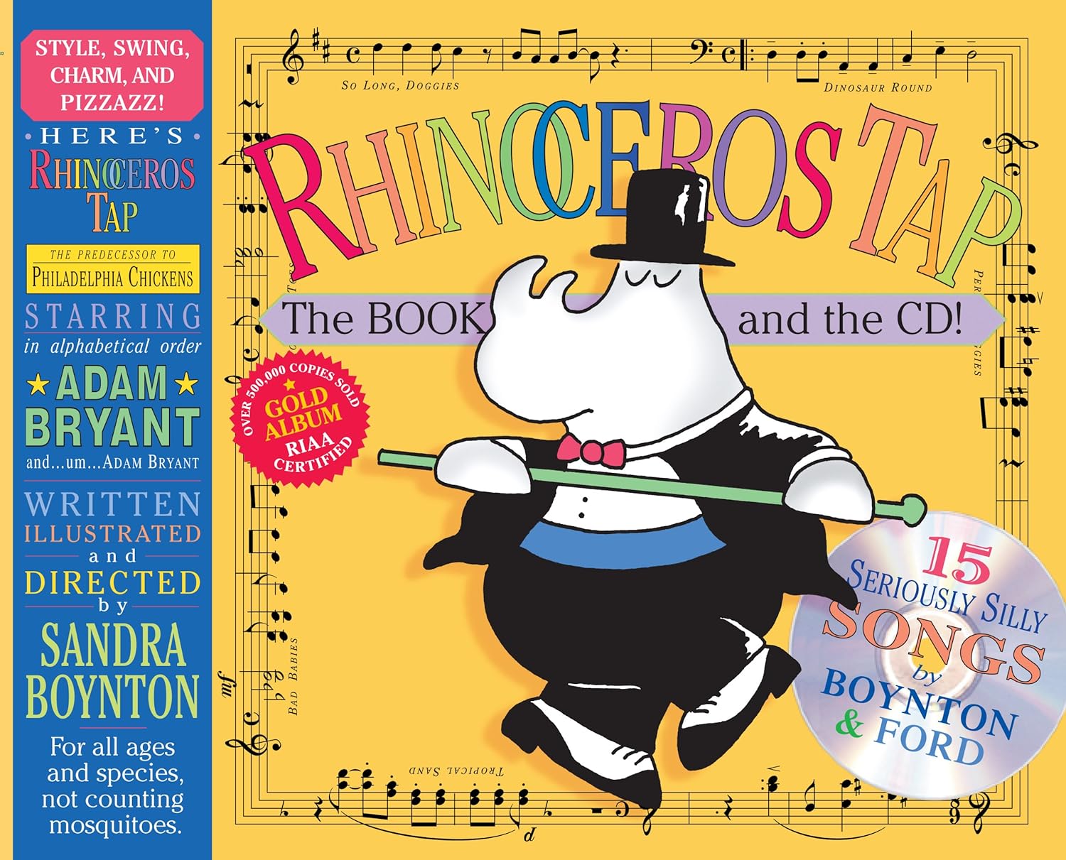 Rhinoceros Tap: 15 Seriously Silly Songs Hardcover