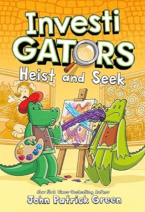 InvestiGators: Heist and Seek (InvestiGators, 6) Hardcover Children's Books Happier Every chapter