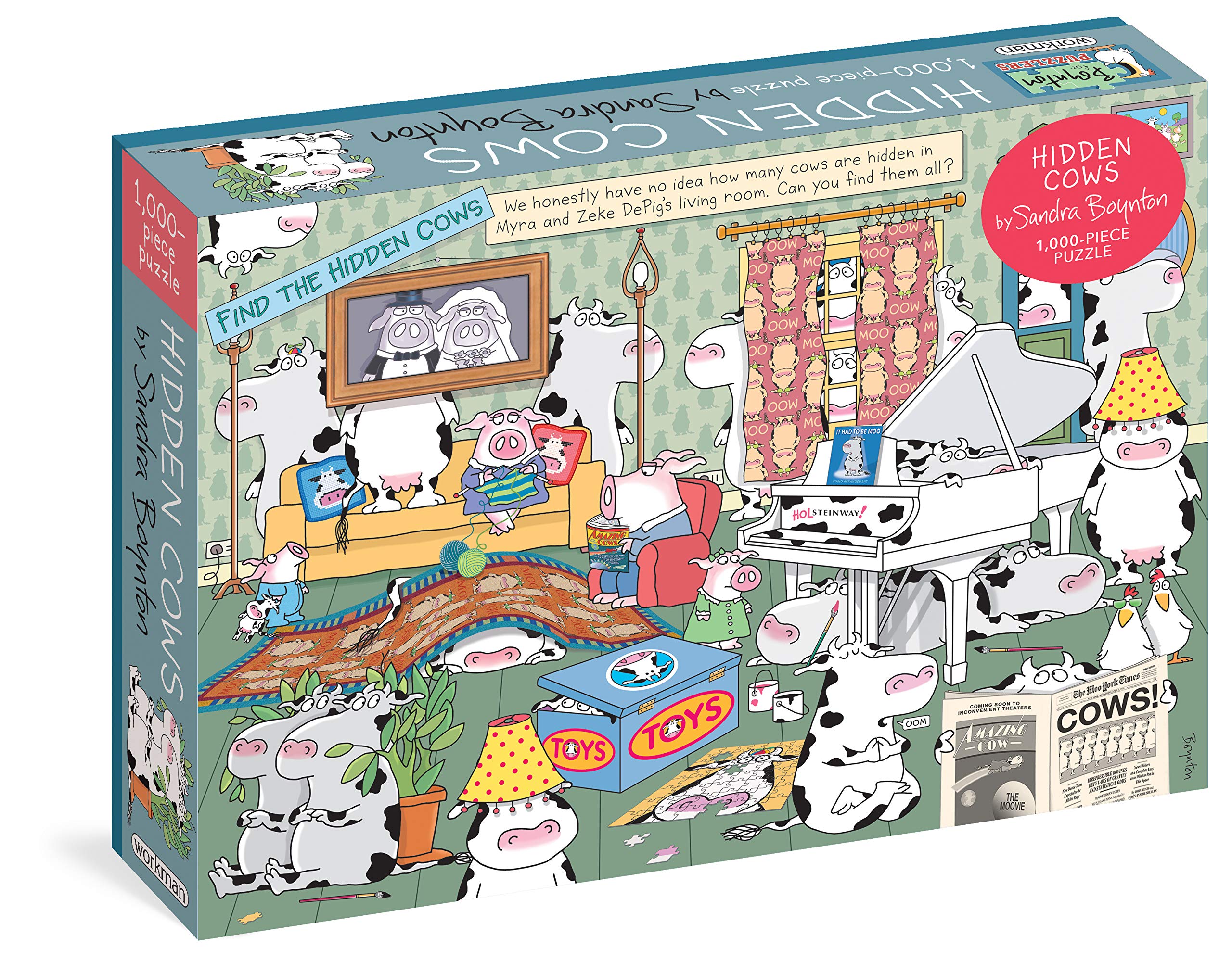 Hidden Cows 1,000 Piece (Workman Puzzles)(Puzzles)