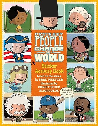 Ordinary People Change the World Sticker Activity Book Paperback Children's Books Happier Every Chapter