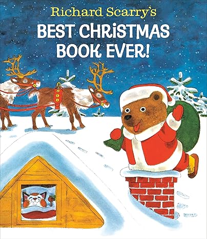 Richard Scarry's Best Christmas Book Ever! Hardcover Children's Books Happier Every Chapter   