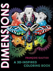 Dimensions: A 3D-Inspired Coloring Book Paperback