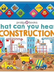 What Can You Hear? Construction Board book