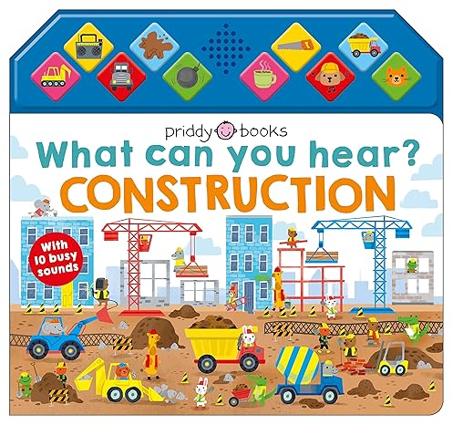 What Can You Hear? Construction Board book