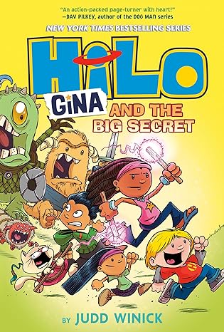 Hilo Book 8: Gina and the Big Secret: (A Graphic Novel) Hardcover Children's Books Happier Every Chapter   