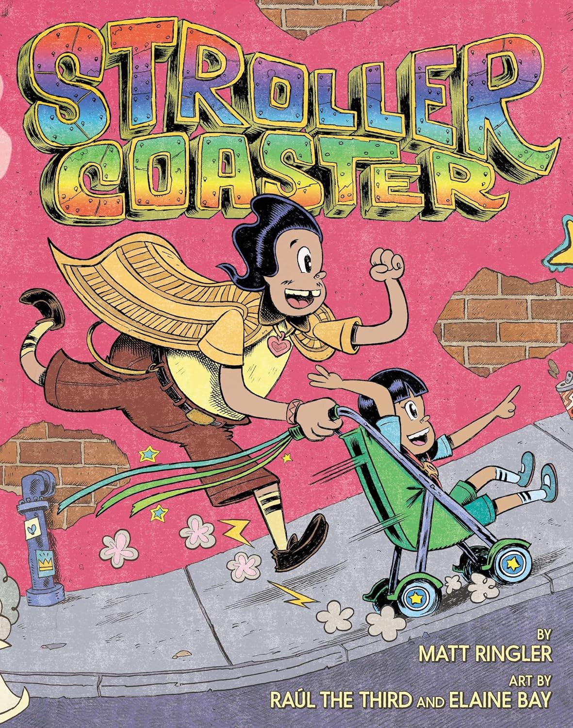 Strollercoaster Hardcover – Picture Book, 15 July 2021 by Matt Ringler (Author), Elaine Bay (Illustrator), Raúl the Third (Illustrator)
