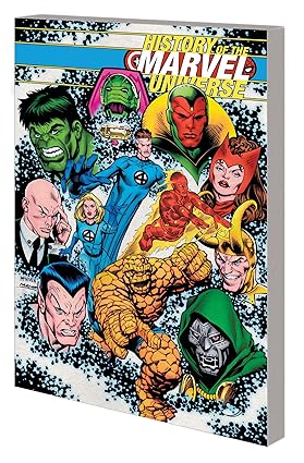 History of the Marvel Universe Paperback Comics & Graphic Novels Happier Every Chapter