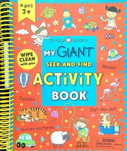 My Giant Seek-And-Find Activity Book (Wipe Clean With Pen) Children's Books Happier Every Chapter