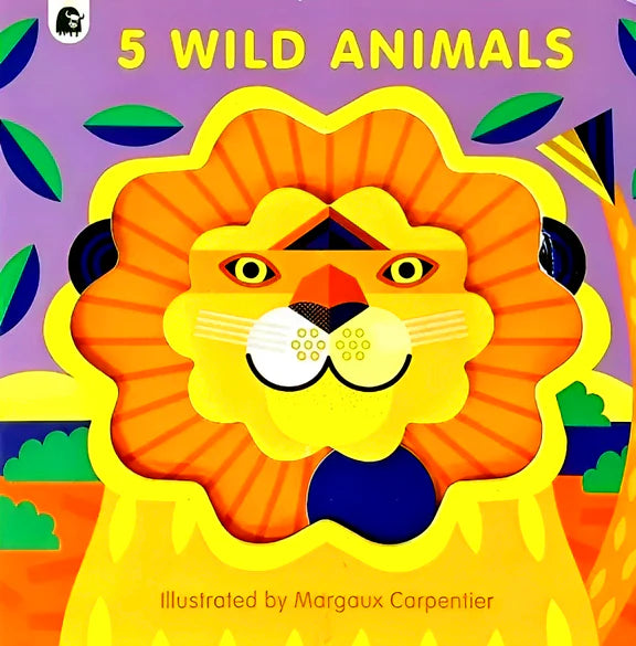 5 Wild Animals (Big Format) Children's Books Happier Every Chapter   