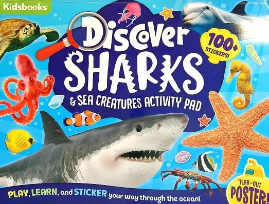 Discover Sharks and Sea Creatures Activity Pad