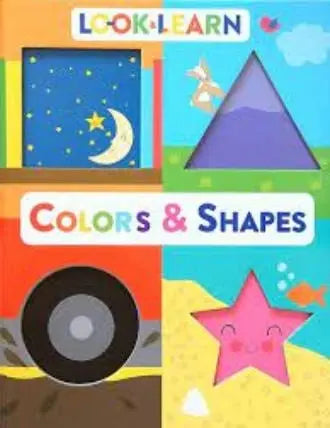 Colors & Shapes (Look & Learn)Hardcover Children's Books Happier Every Chapter   