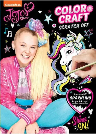 Jojo Siwa Color & Craft Scratch Off Paperback