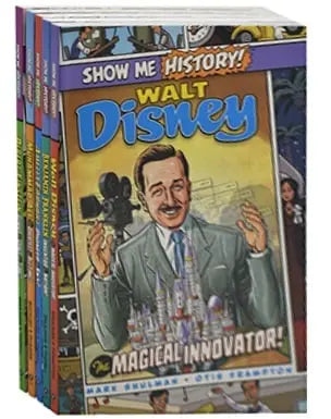 Show Me History! Innovators (Amelia Earhart/Walt Disney/Benjamin Franklin/Muhammad Ali/Albert Einstein) Children's Books Happier Every Chapter   