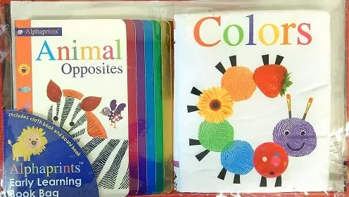 Alphaprints Early Learning Book Bag Boxed Set