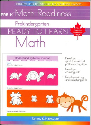 Prekindergarten Math (Ready to Learn Canadian Curriculum Series) Children's Books Happier Every Chapter   