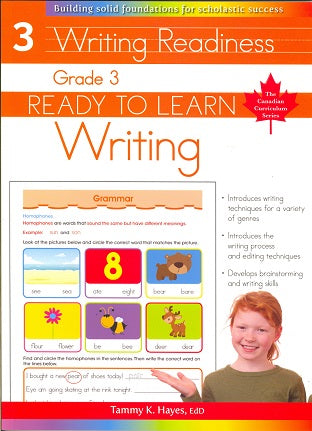 Grade 3 Writing (Ready to Learn, Canadian Curriculum Series) Children Nonfiction Happier Every Chapter   