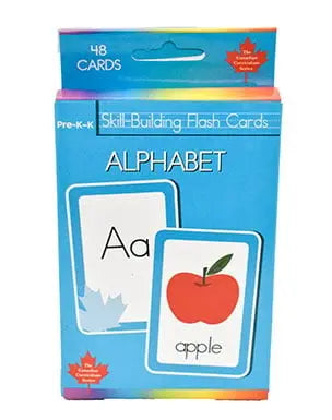Alphabet Skill-Building Flash Cards (Grade Pre-K, Canadian Curriculum Series)Flashcards