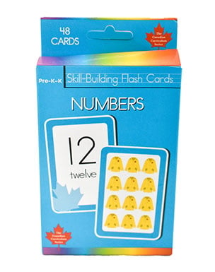 Numbers Skill Building Flash Cards (Grade Pre-K - K, Canadian Curriculum Series)