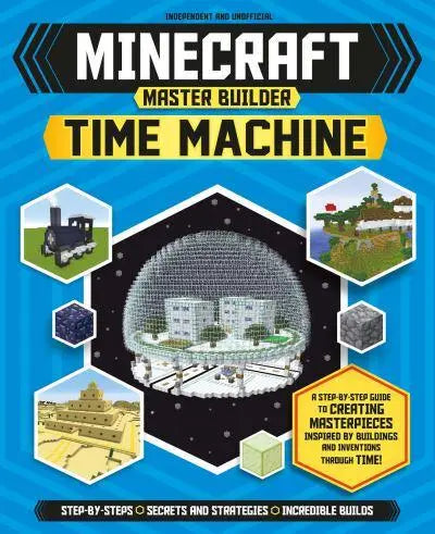 Time Machine - Minecraft Master Builder Paperback Children's Books Happier Every Chapter