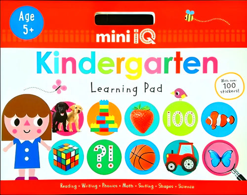 Kindergarten Learning Pad (Mini IQ, Age 5+) Happier Every Chapter