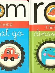 Vroom: Things That Go/Roar: Dinosaur Counting Feel and Shape Books Board Books