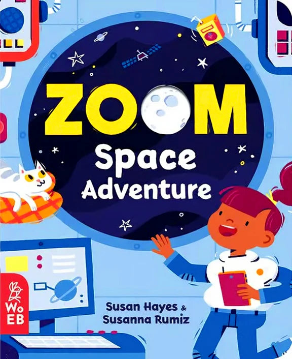 Zoom: Space Adventure  Board Book Children's Books Happier Every Chapter   