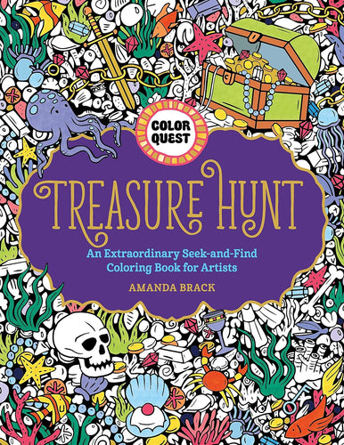 Color Quest: Treasure Hunt: An Extraordinary Seek-and-Find Coloring Book for Artists Paperback – Coloring Book  Ndah Mbawa @ Happier Every Chapter   