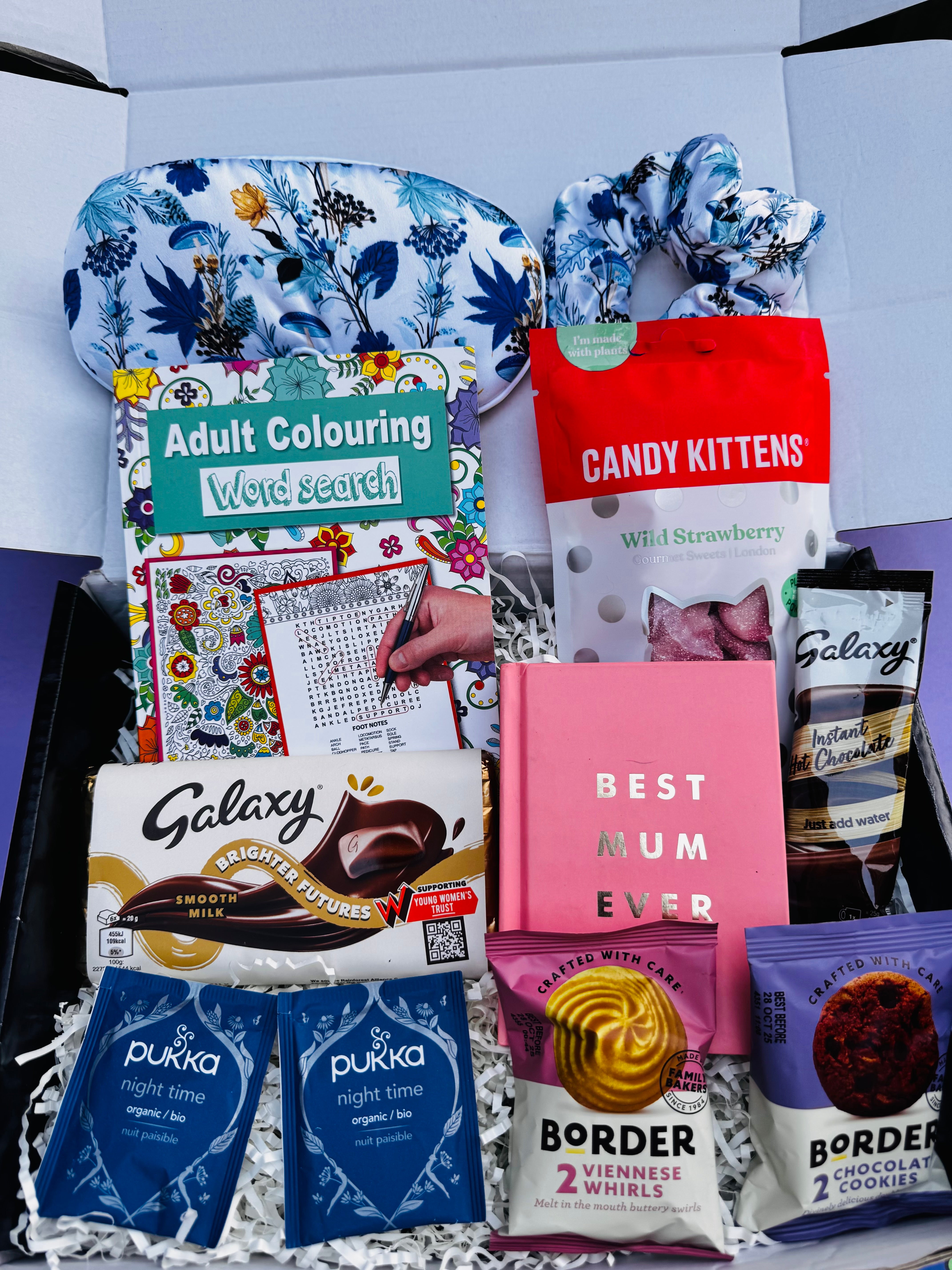 Mother's Day Gift box - For Mums Who Enjoy Word Searches & Mindful Colouring