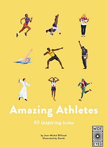 40 Inspiring Icons: Amazing Athletes: 40 Inspiring Icons: 1 Hardcover Children's Books Happier Every Chapter   