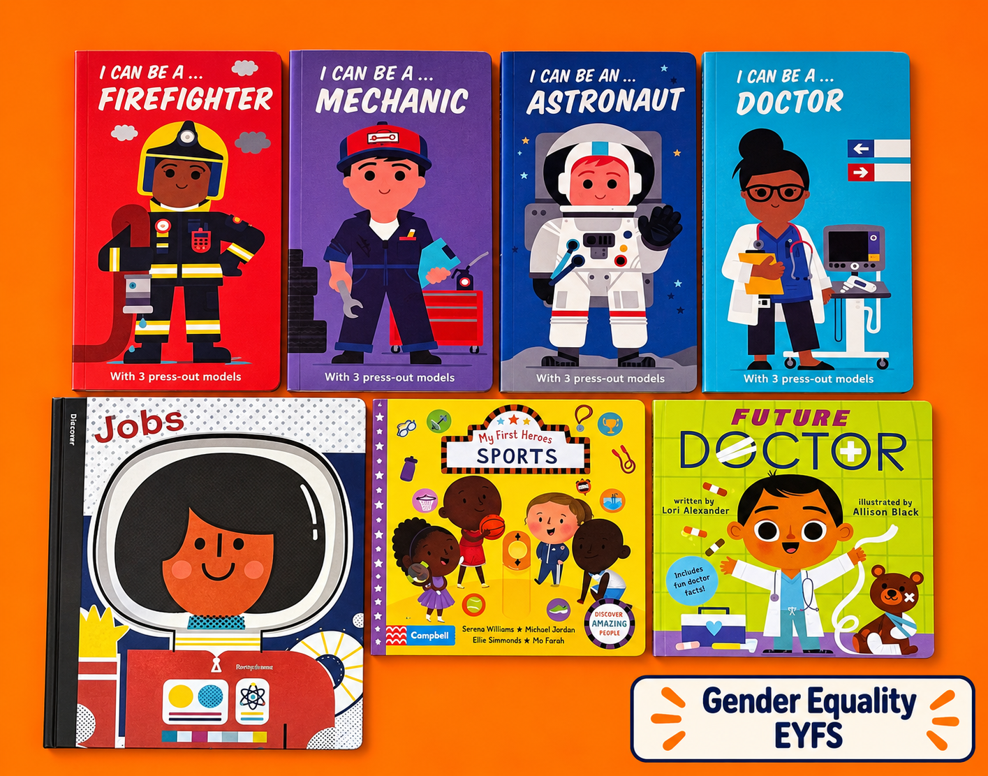 Gender Equality | Gender Equality Book Bundle for Schools | Children’s Books Challenging Gender Stereotypes, EYFS to KS4