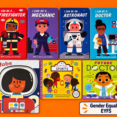 Gender Equality | Gender Equality Book Bundle for Schools | Children’s Books Challenging Gender Stereotypes, EYFS to KS4