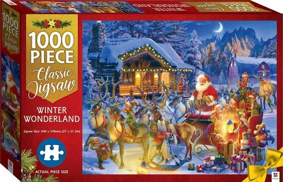 Hinkler 'Winter Wonderland' Christmas puzzle 1000 pieces