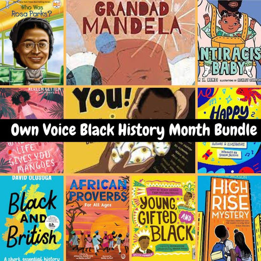 Own Voice Black History Month Book Bundle (EYFS - KS2) Children's Book Bundle Happier Every Chapter