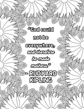 Load image into Gallery viewer, Mama&#39;s Meadow: A Relaxing Flower Border Adult Coloring Book for Mothers | Over 40 Designs of Nature and Flower Borders with beautiful quote: The ... Book For Mothers with Touching Quotes Colouring Books Happier Every Chapter
