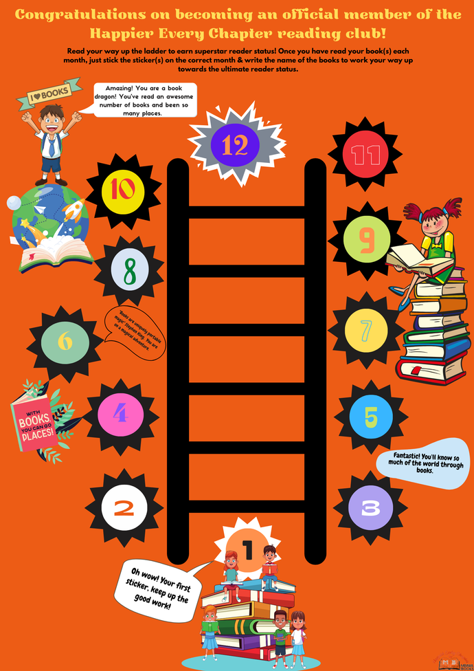 Happier Every Chapter Reading Ladder (Digital Download) Digital Download Happier Every Chapter