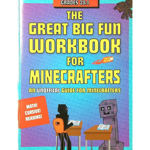 The Great Big Fun Workbook For Minecrafters: An Unofficial Guide For Minecrafters Paperback | 356 pages Happier Every Chapter