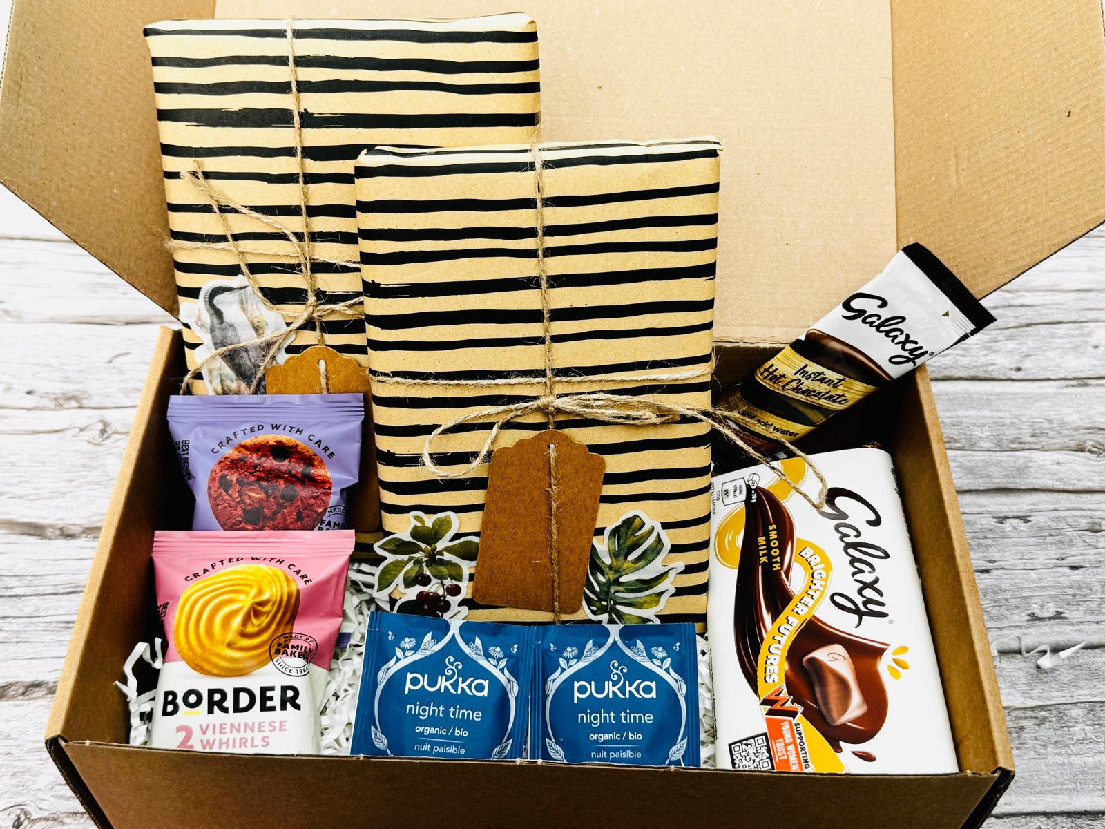 Luxury Mystery Book & Chocolate Hamper. Save 15% on the Perfect Hug in a Box for Booklovers