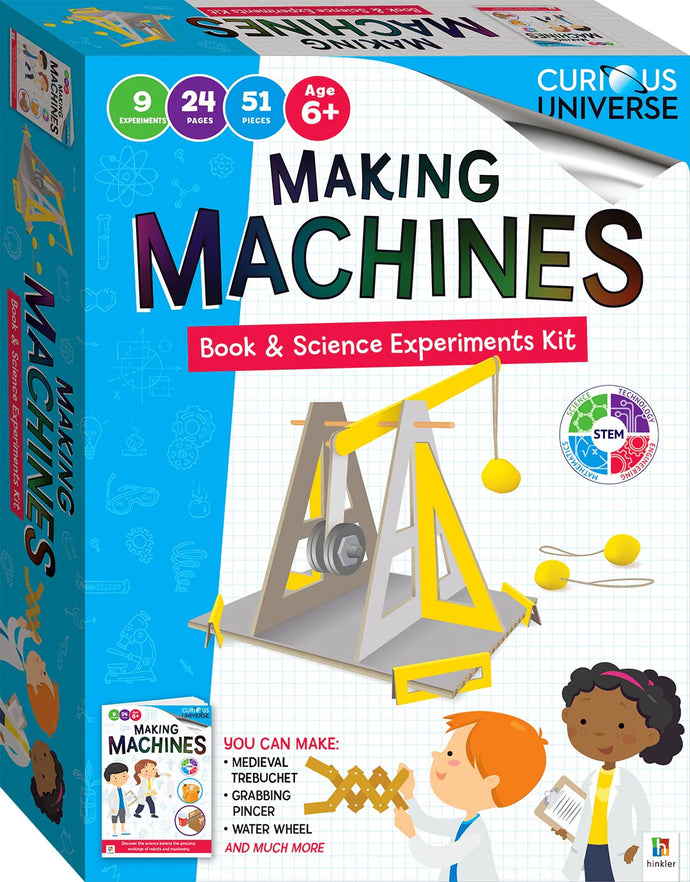 Curious Universe Book & Science Experiment Kit: Making Machines  Happier Every Chapter   