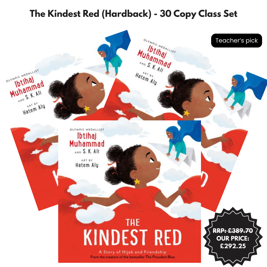 30 Copy KS1 Class Set - The Kindest Red: A Story of Hijab and Friendship - (Hardback)