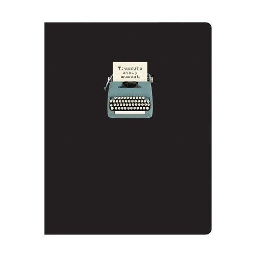 Vintage Typewriter Deluxe Spiral Notebook (Wire Coil/Wire Combination)