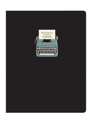 Vintage Typewriter Deluxe Spiral Notebook (Wire Coil/Wire Combination)
