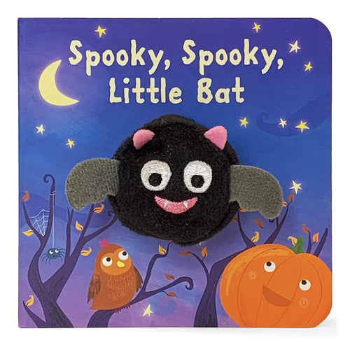 Spooky, Spooky Little Bat (Finger Puppet Books) Children's Books Happier Every Chapter   