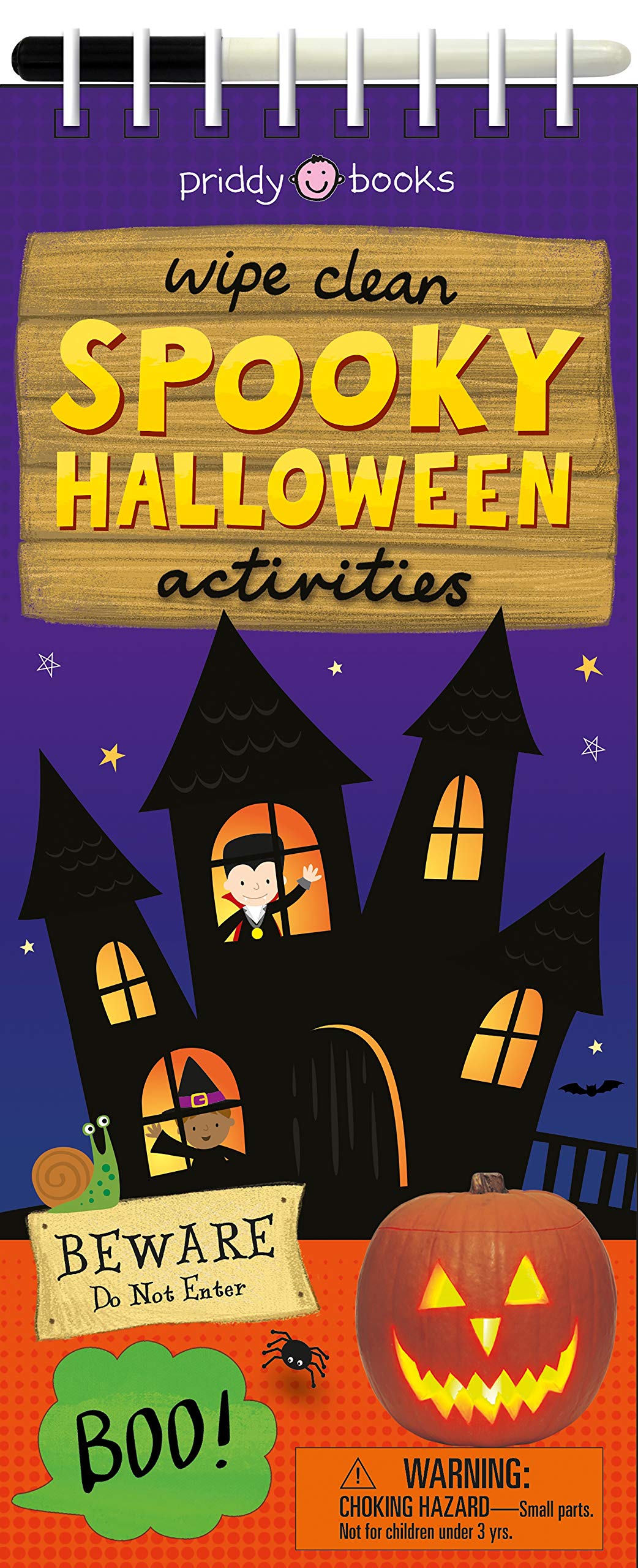Spooky Halloween (Wipe Clean Activity Books) (Wire Coil/Wire Combination)