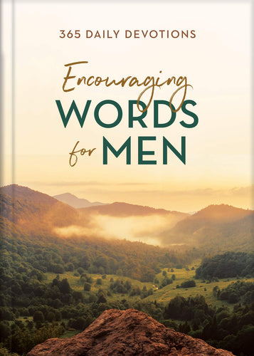Encouraging Words for Men: 365 Daily Devotions (Hardcover) Adult Non-Fiction Happier Every Chapter   