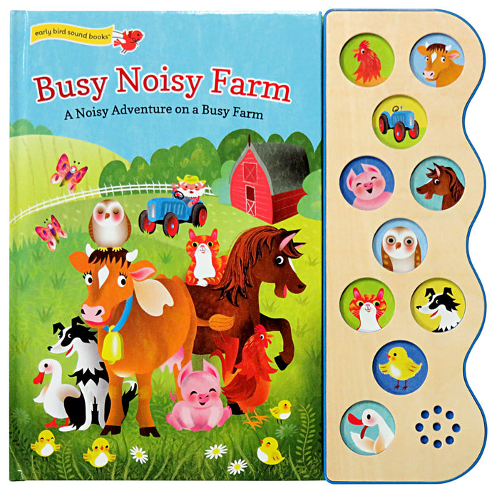 Busy Noisy Farm (Early Bird Sound Book) Children's Books Happier Every Chapter   