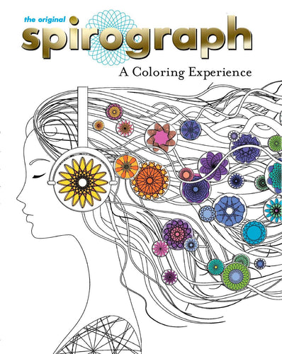 The Original Spirograph: A Coloring Experience (Softcover) Adult Non-Fiction Happier Every Chapter   