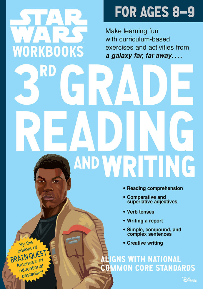3rd Grade Reading and Writing (Star Wars Workbooks) (Softcover) Children's Books Happier Every Chapter   
